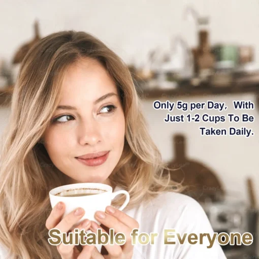 CrazyLeaf® GLP-1 & NAD Herbal Mushroom Instant Coffee