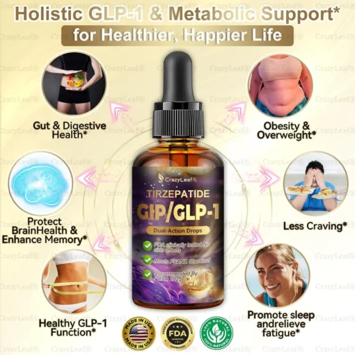 CrazyLeaf® Tirzepatide GIP/GLP-1 Drops