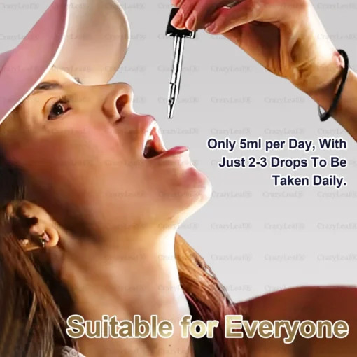 CrazyLeaf® Tirzepatide GIP/GLP-1 Dual-Action Slimming & Health Boost Drops
