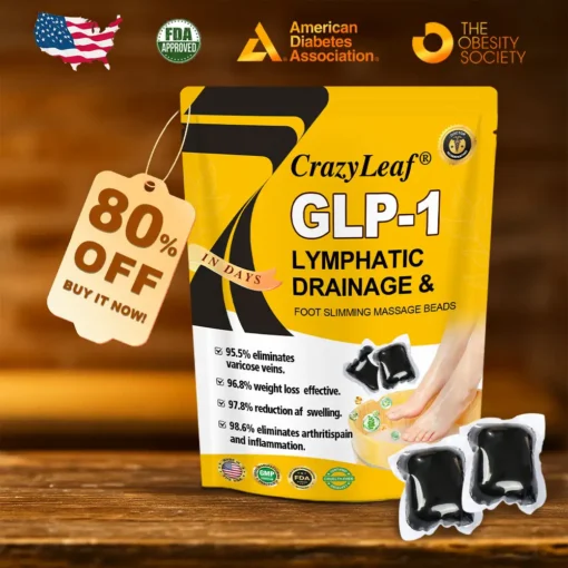 CrazyLeaf® METAROLIDE GLP-1 Herbal Foot Beads