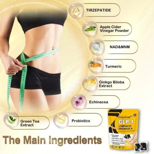 CrazyLeaf® METAROLIDE GLP-1 Herbal Foot Beads