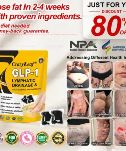 CrazyLeaf® METAROLIDE GLP-1 Herbal Foot Beads
