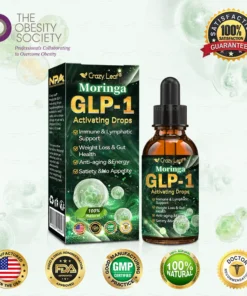 CrazyLeaf® Meglutide GLP-1 Activating Drops-Moringa • NAD