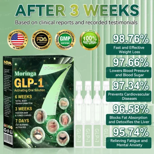 CrazyLeaf® Meglutide GLP-1 Activating Oral Solution