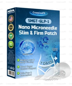 CrazyLeaf® SMGT-GLP-1 Nano Microneedle Slim & Firm Patch with Collagen Peptides, SMGT-GLP-1 & Matrixyl 3000
