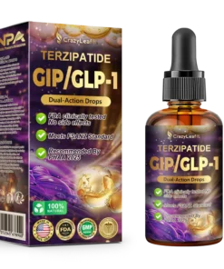 CrazyLeaf® Tirzepatide GIP/GLP-1 Dual-Action Slimming & Health Boost Drops
